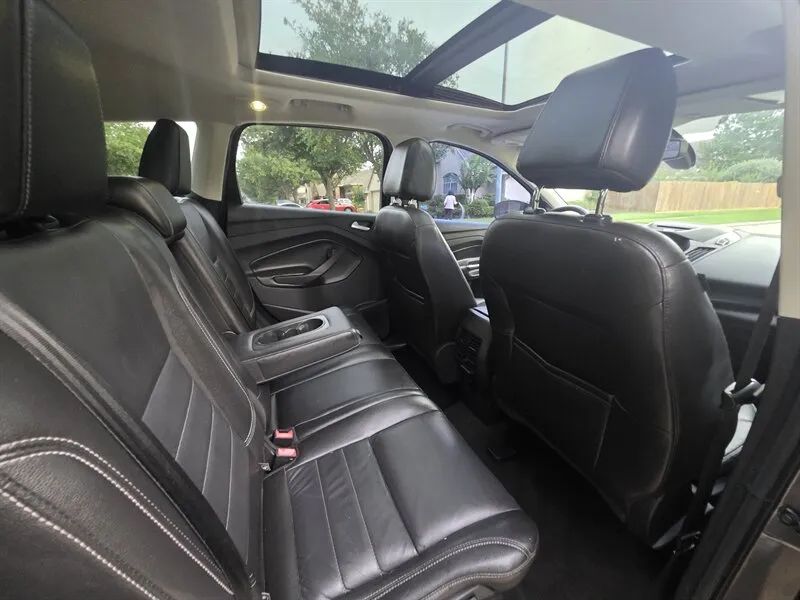 2015 Ford Escape Titanium rear seat and leather cabin near Houston TX