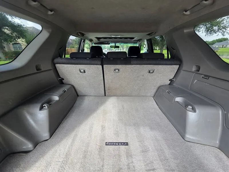 Toyota 4Runner cargo area and rear space near Houston TX